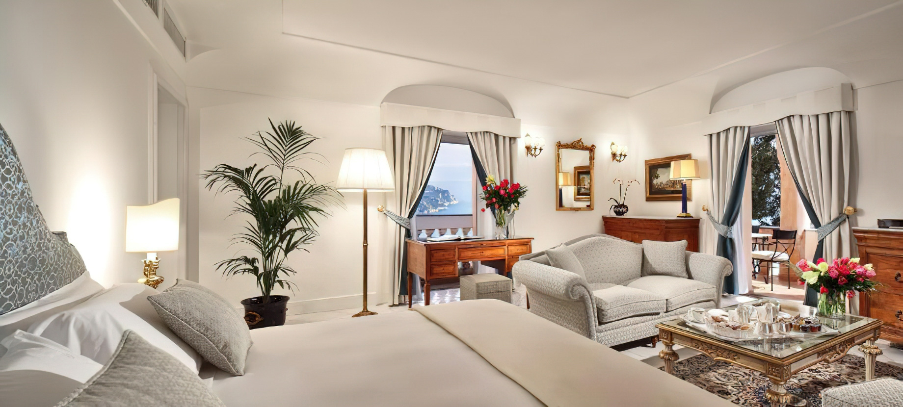 Palazzo Avino Hotel – Amalfi Coast, Ravello, Italy – Deluxe Suite with Sea View and Terrace