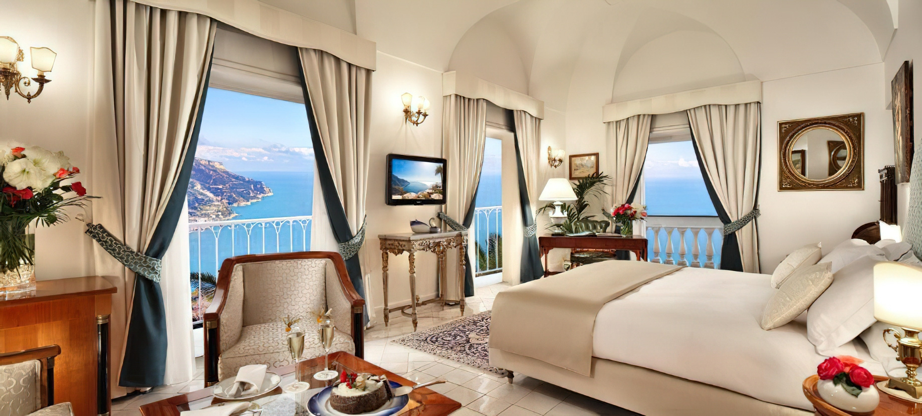 Palazzo Avino Hotel – Amalfi Coast, Ravello, Italy – Immenso Suite with Sea View