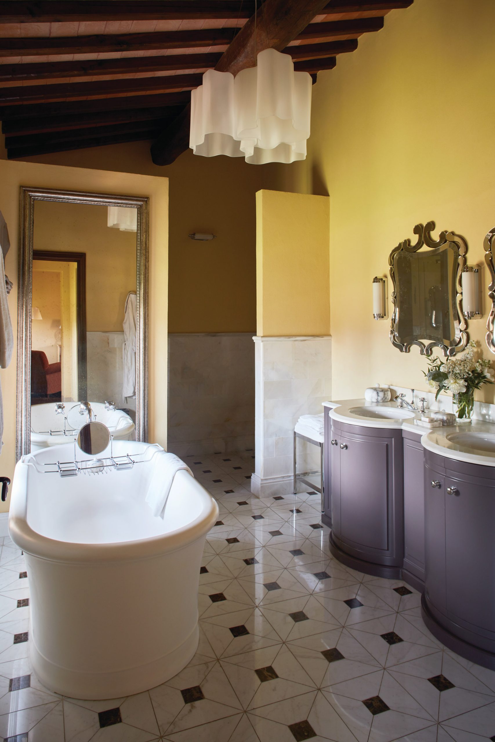 Castello di Casole, A Belmond Hotel, Tuscany – Casole d’Elsa, Italy – Suite Exclusive Bathroom