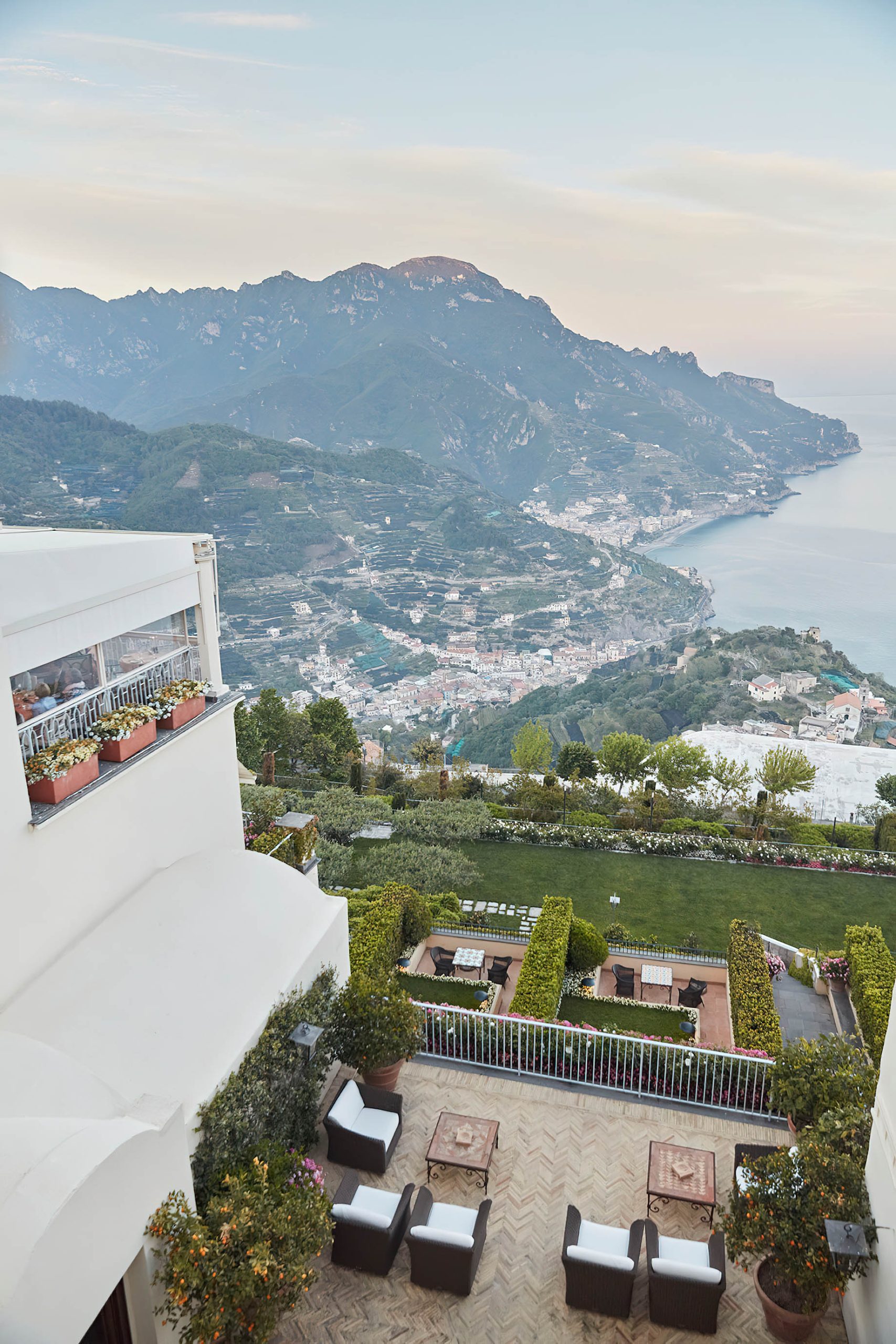 Caruso, A Belmond Hotel, Amalfi Coast – Ravello, Italy – Aerial View