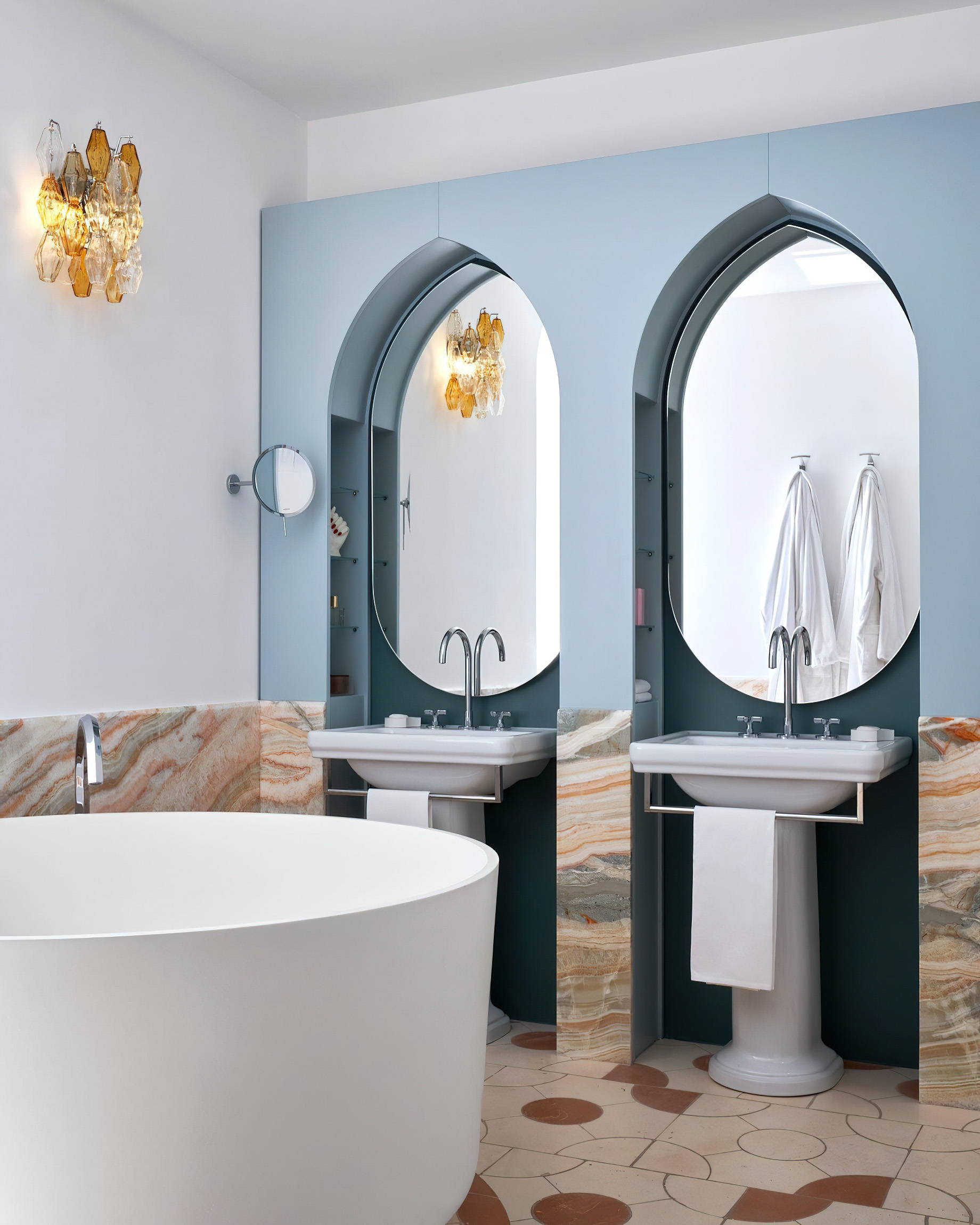 Palazzo Avino Hotel – Amalfi Coast, Ravello, Italy – Guest Bathroom