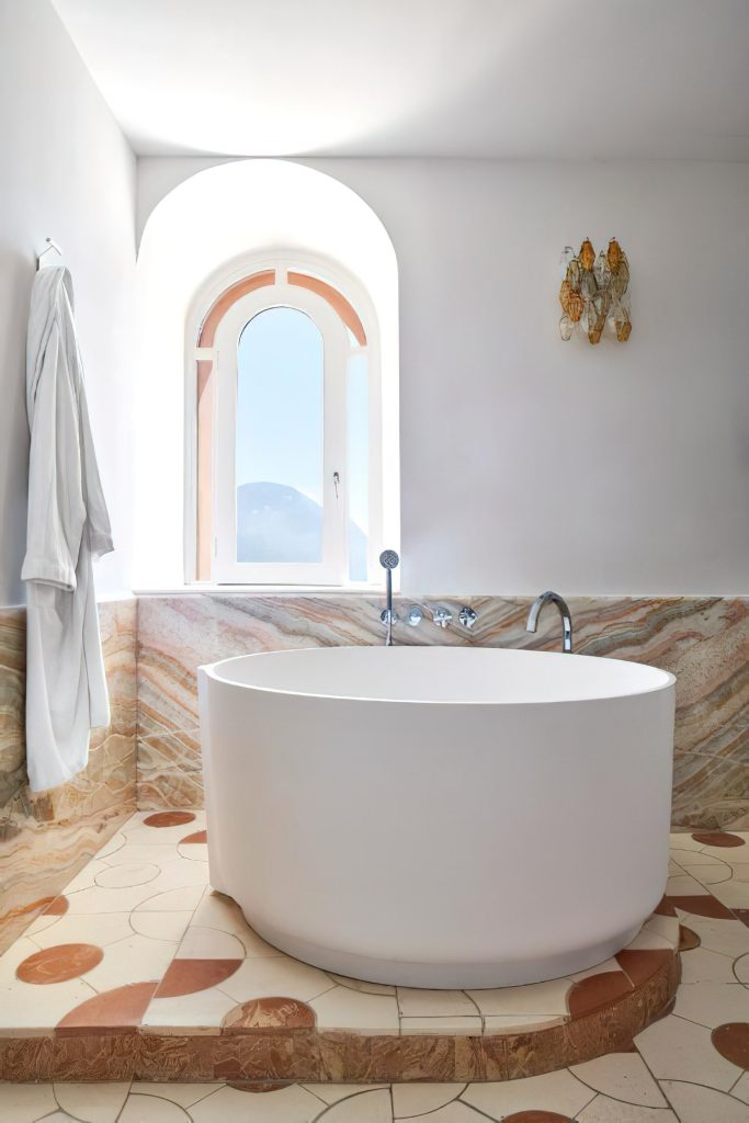 Palazzo Avino Hotel - Amalfi Coast, Ravello, Italy - Guest Bathroom