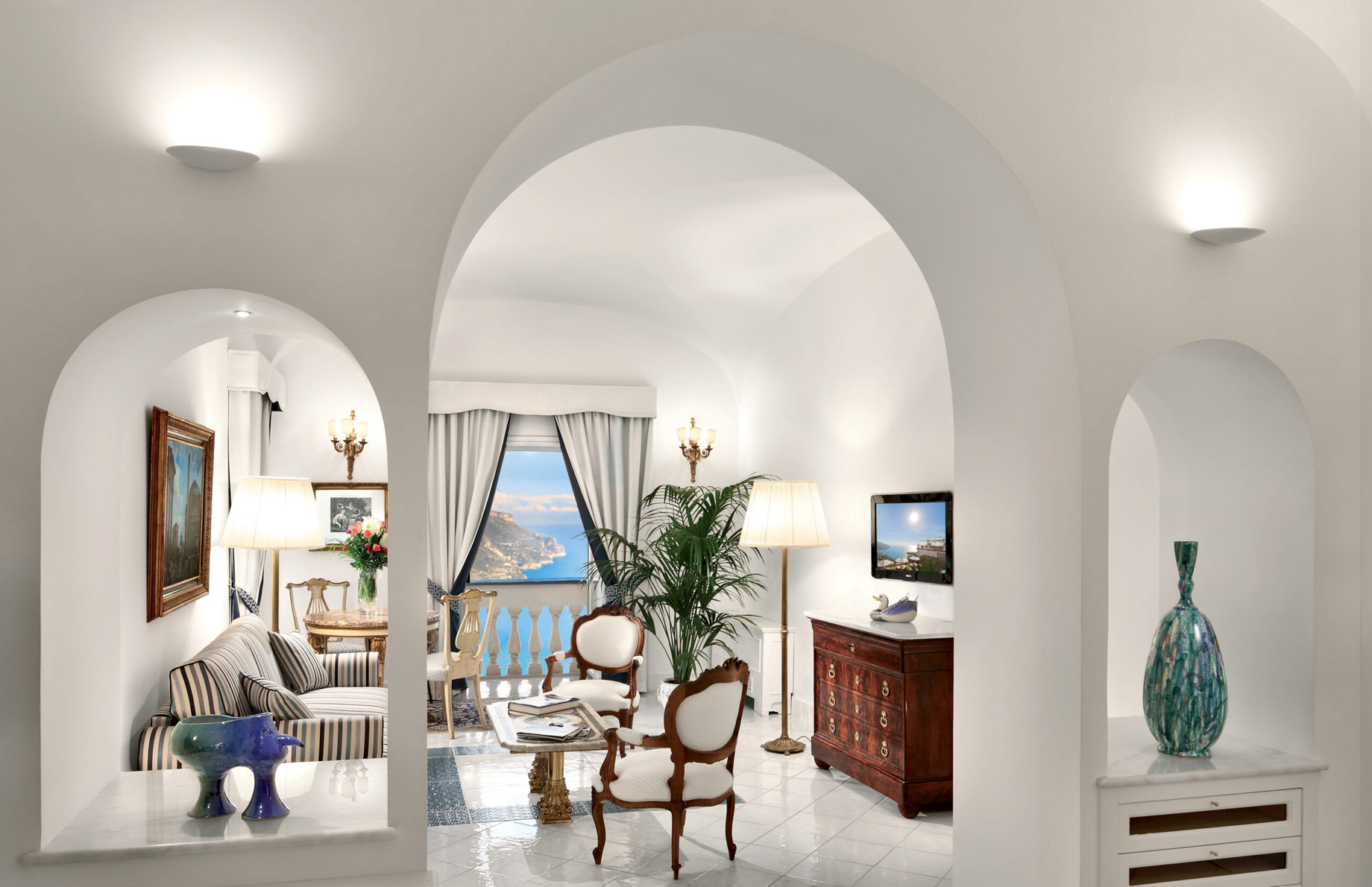 Palazzo Avino Hotel – Amalfi Coast, Ravello, Italy – Guest Suite