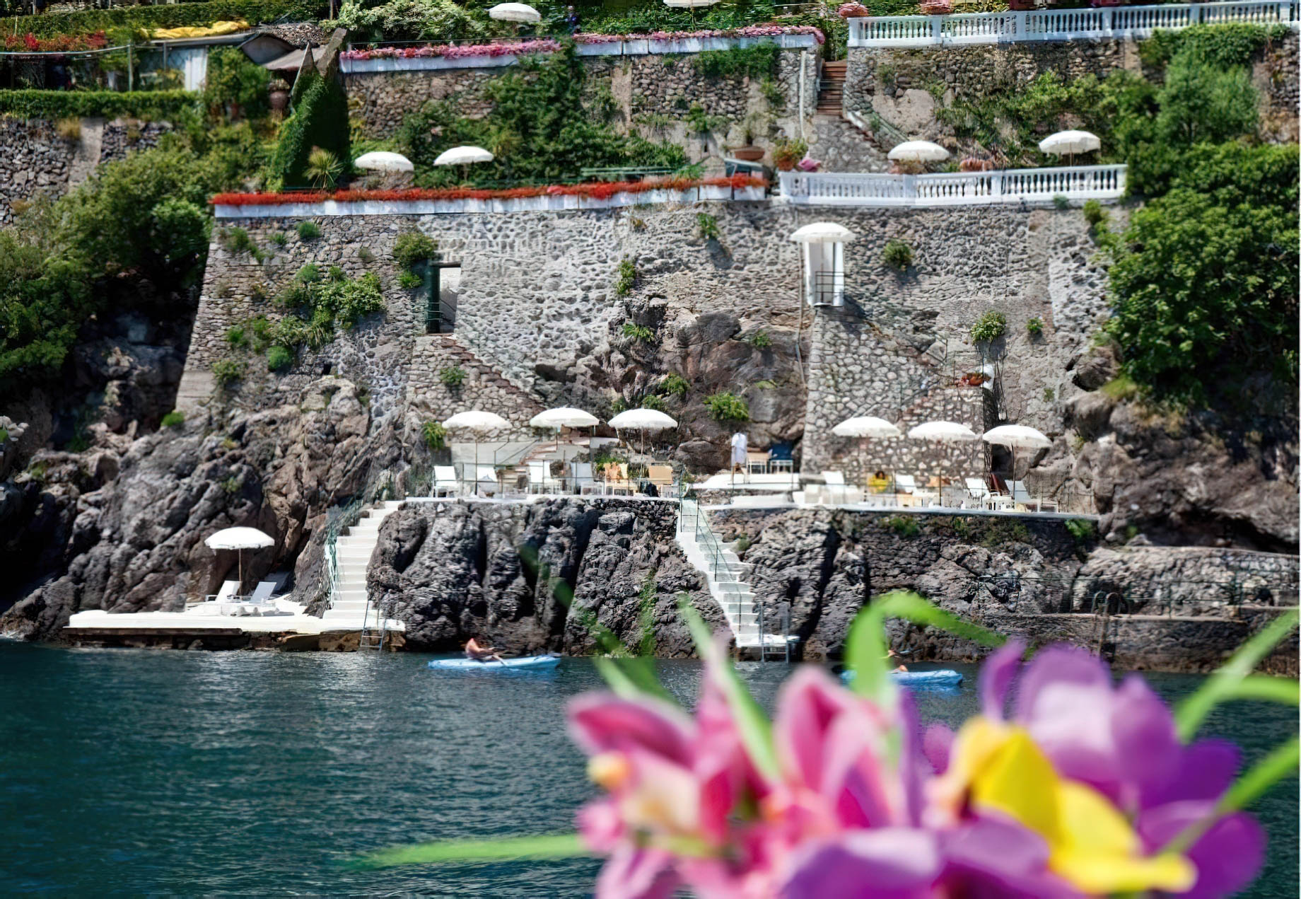 Palazzo Avino Hotel - Amalfi Coast, Ravello, Italy - Beach-Club