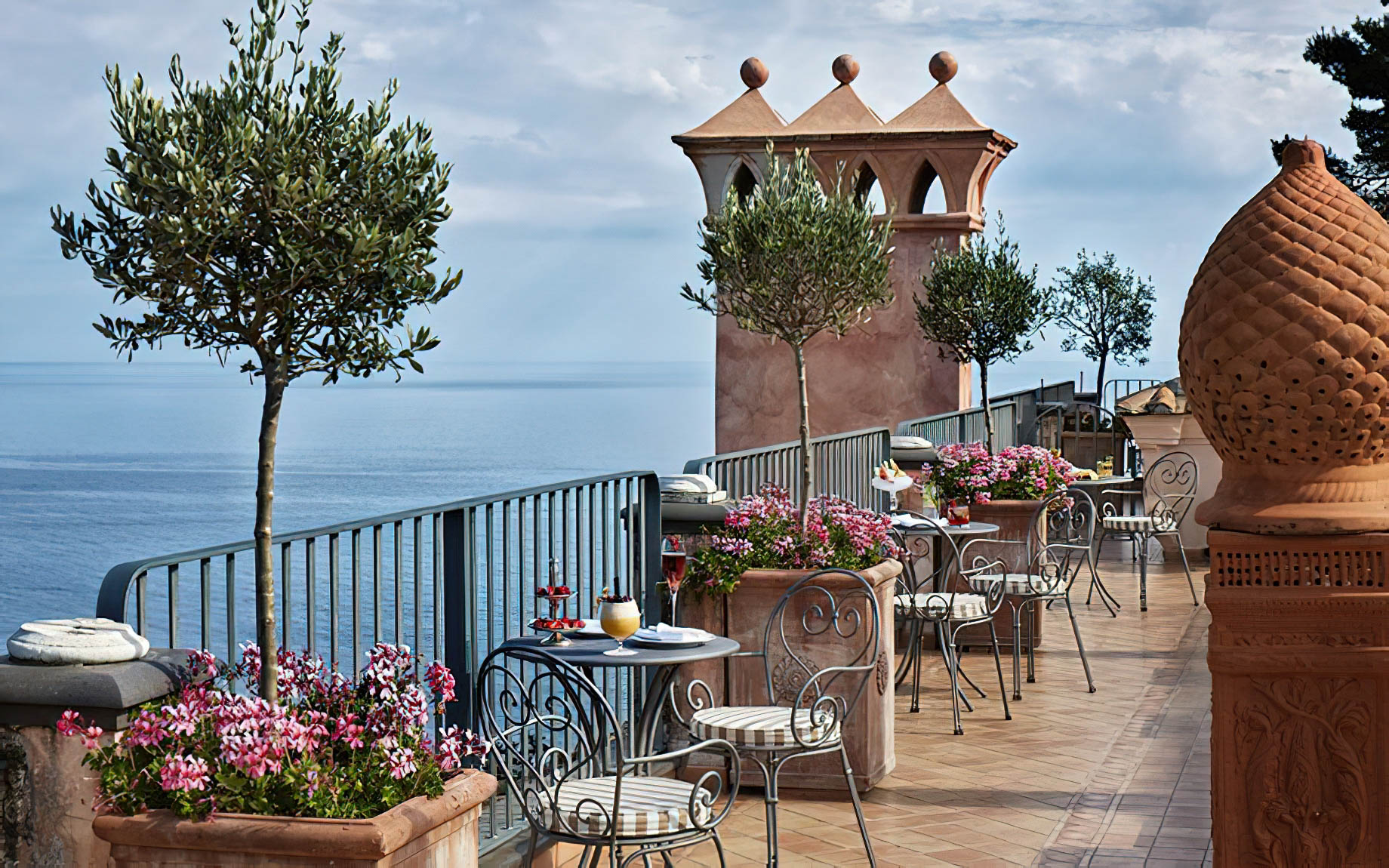 Palazzo Avino Hotel – Amalfi Coast, Ravello, Italy – Ocean View Dining
