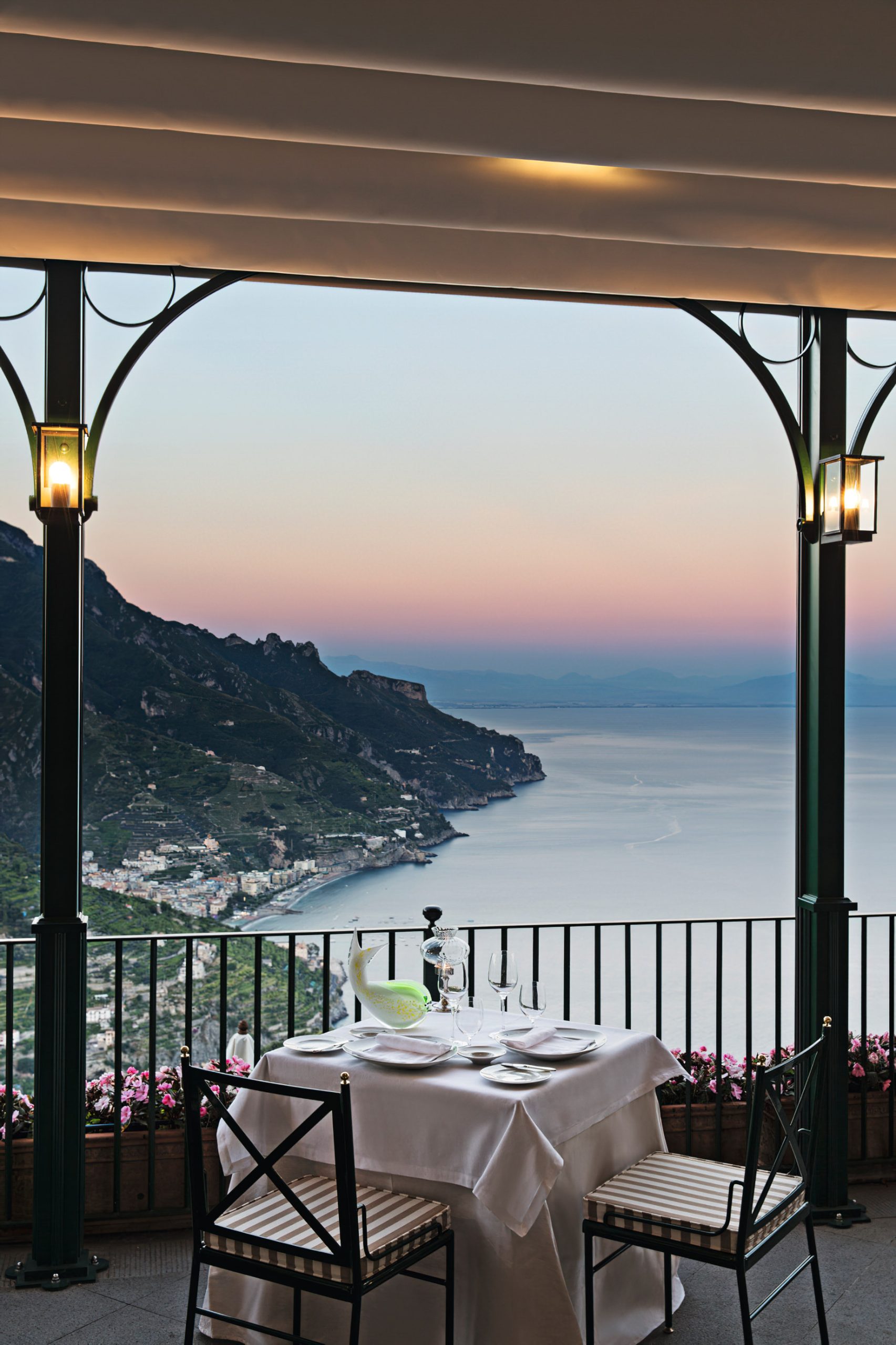 Palazzo Avino Hotel – Amalfi Coast, Ravello, Italy – Ocean View Dining