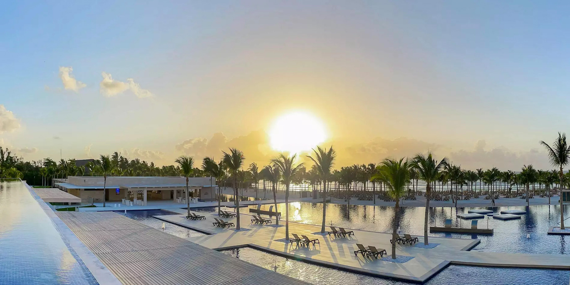Barceló Maya Riviera Adults Only Resort – Xpu-Ha, Mexico – Pool Sunset
