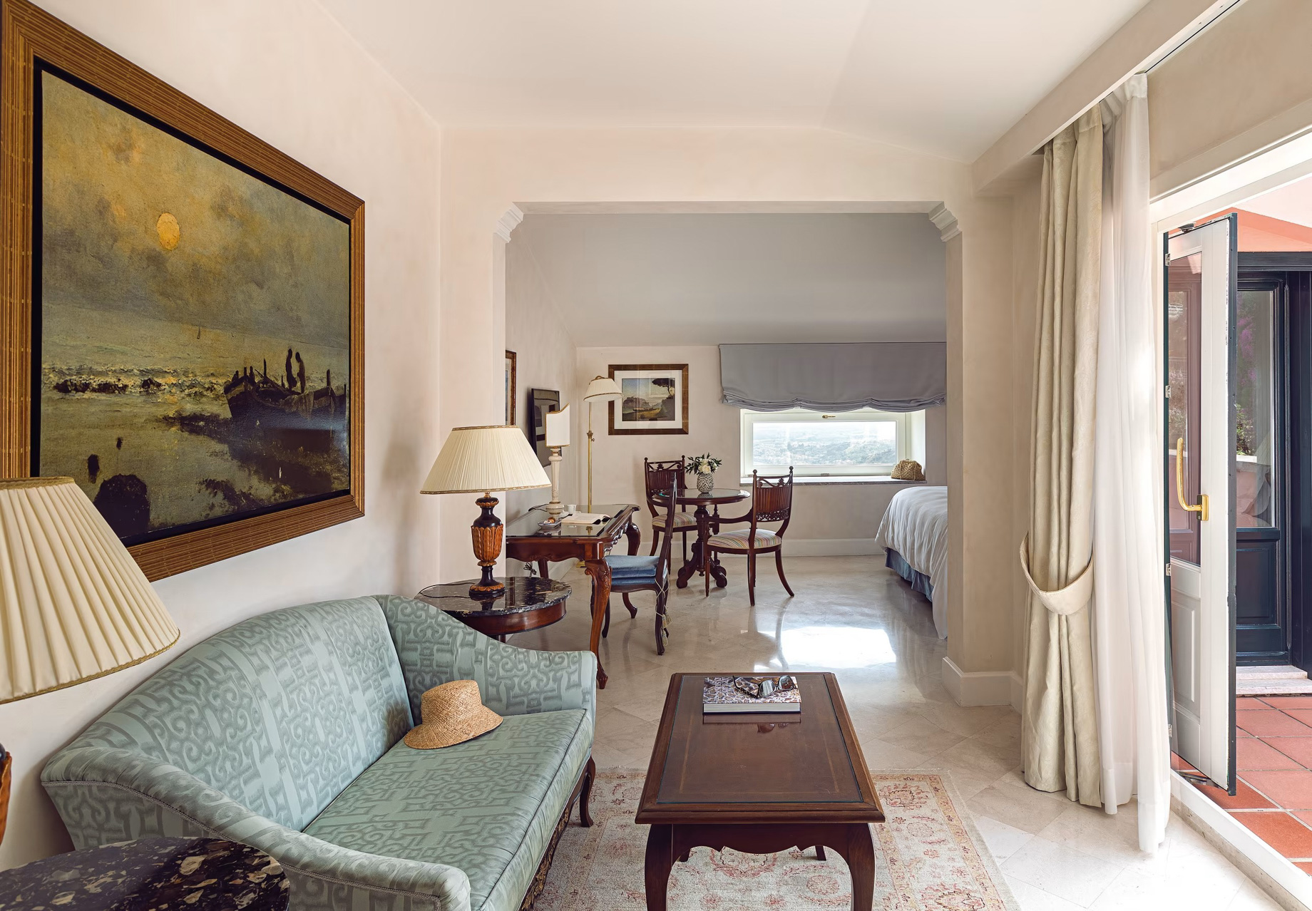 097 – Grand Hotel Timeo, A Belmond Hotel – Taormina, Italy – Deluxe Sea View Junior Suite