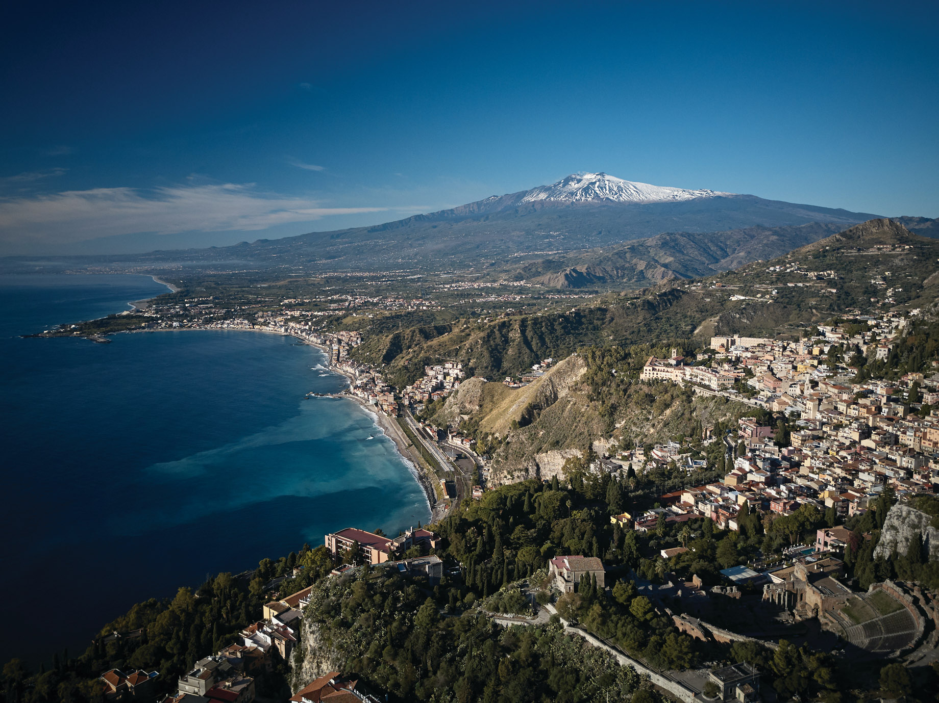 165 – Grand Hotel Timeo, A Belmond Hotel – Taormina, Italy – Aerial View