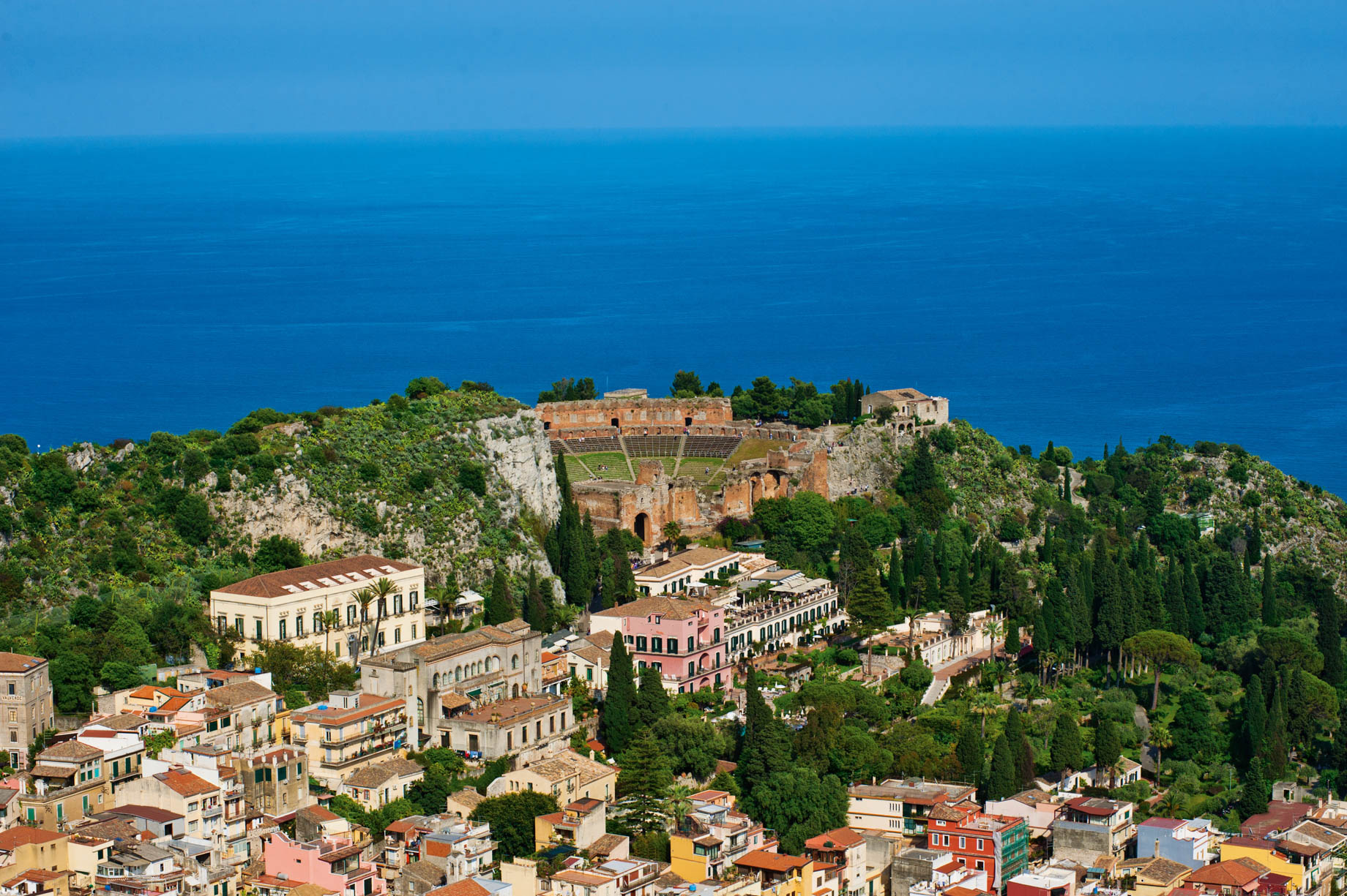 166 – Grand Hotel Timeo, A Belmond Hotel – Taormina, Italy – Aerial View