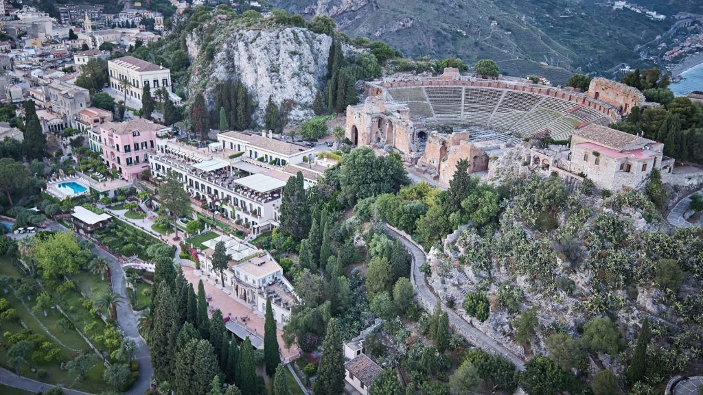 167 - Grand Hotel Timeo, A Belmond Hotel - Taormina, Italy - Aerial View