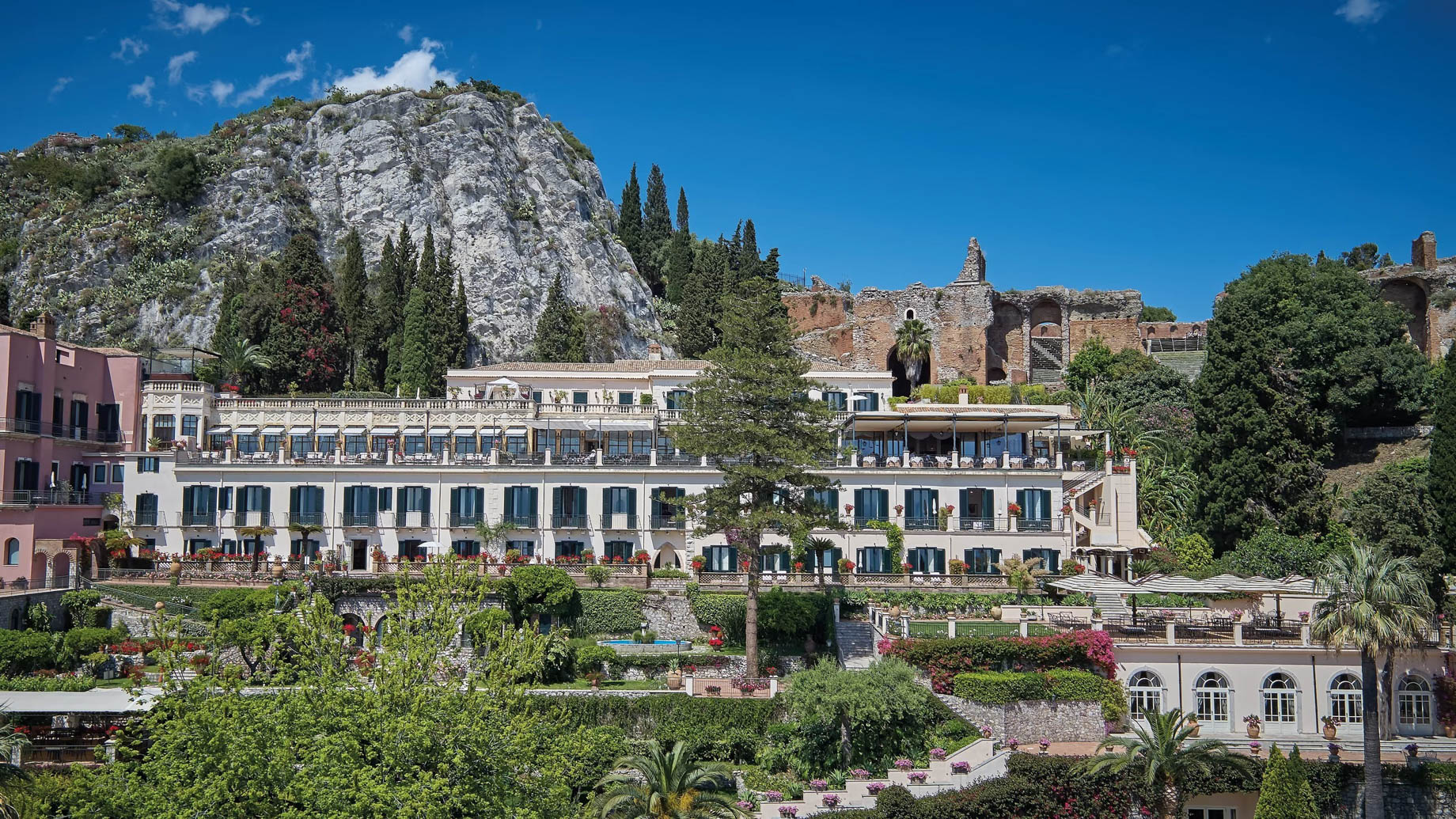 168 – Grand Hotel Timeo, A Belmond Hotel – Taormina, Italy – Aerial View