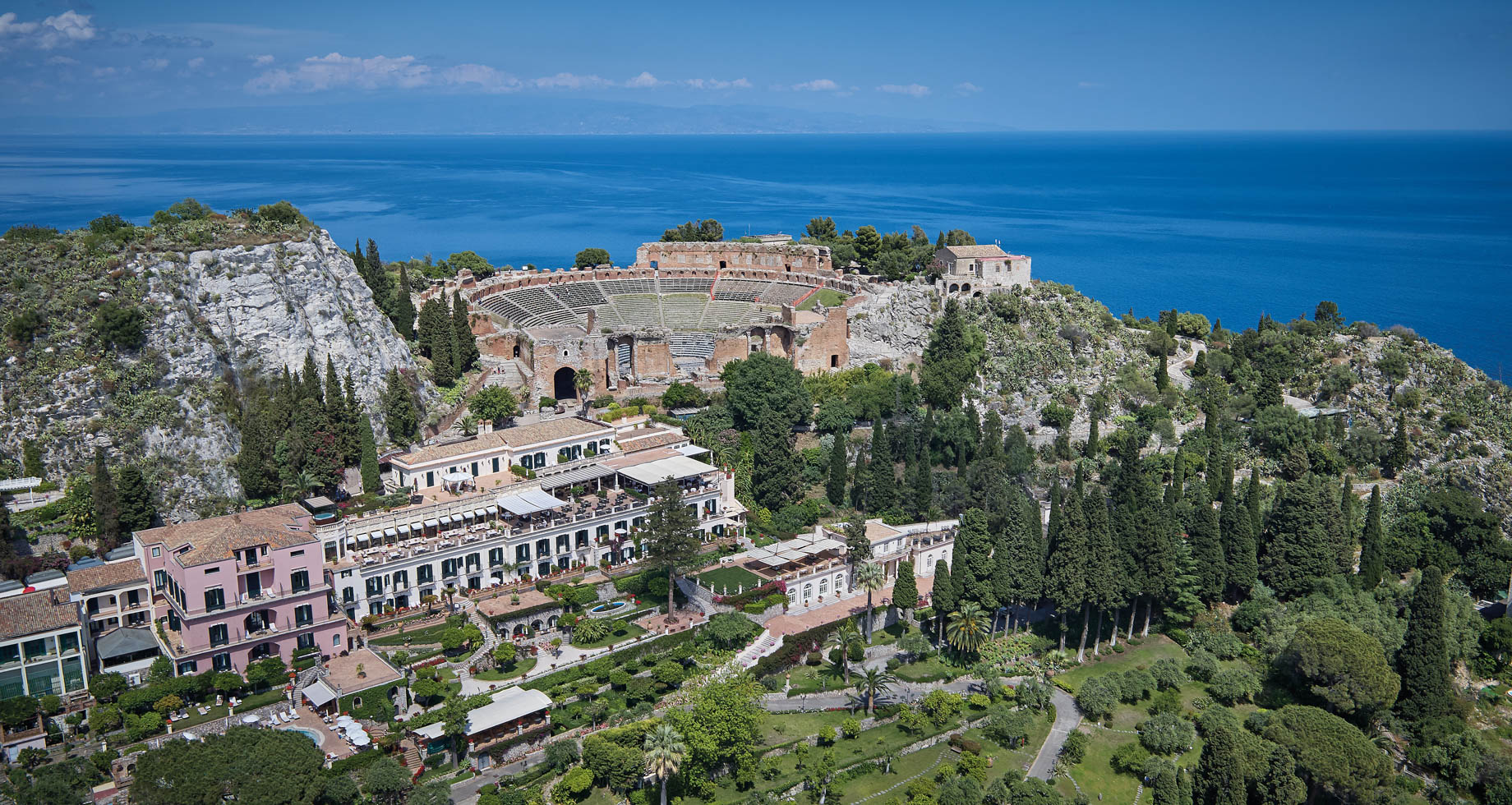169 – Grand Hotel Timeo, A Belmond Hotel – Taormina, Italy – Aerial View