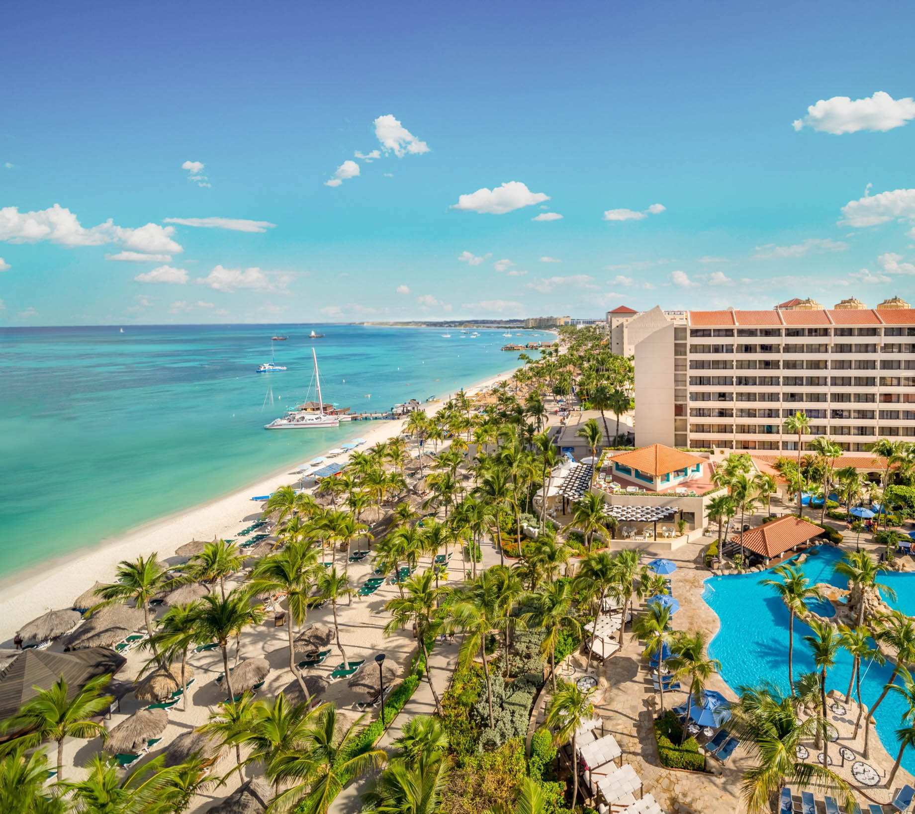 Barceló Aruba Palm Beach Resort – Noord, Aruba – Aerial View