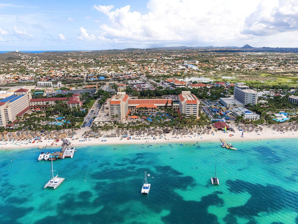 Barceló Aruba Palm Beach Resort - Noord, Aruba - Aerial View