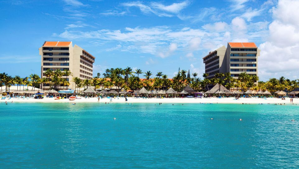 Barceló Aruba Palm Beach Resort - Noord, Aruba - Beach Resort View
