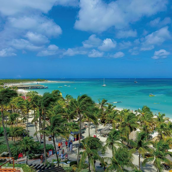 Barceló Aruba Palm Beach Resort - Noord, Aruba - Beach Resort Aerial View