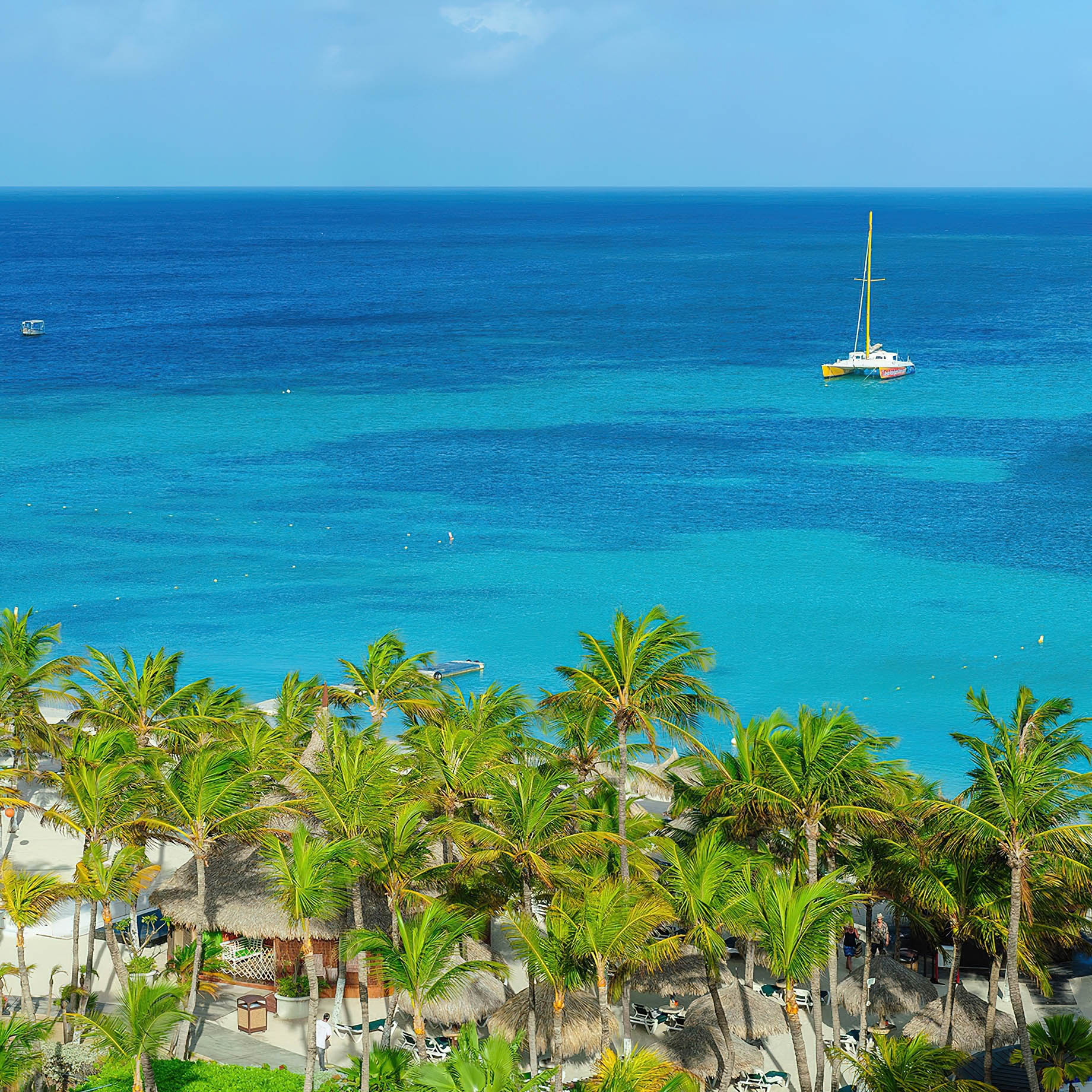 Barceló Aruba Palm Beach Resort - Noord, Aruba - Beach Resort Aerial View