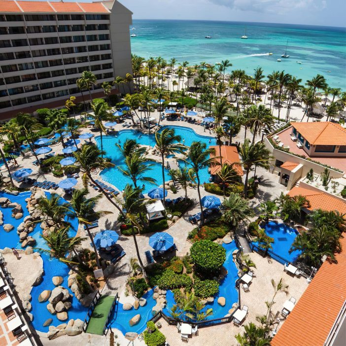 Barceló Aruba Palm Beach Resort - Noord, Aruba - Pool View