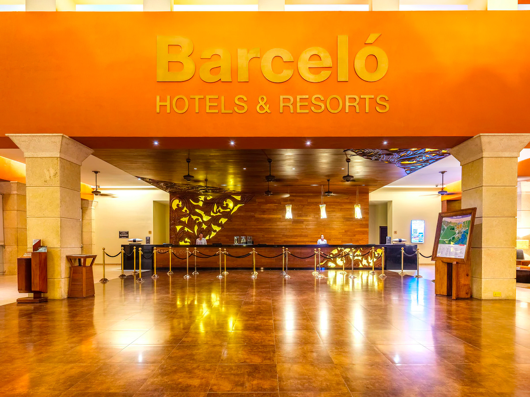 Barceló Bávaro Palace Hotel Grand Resort – Punta Cana, Dominican Republic – Lobby Reception