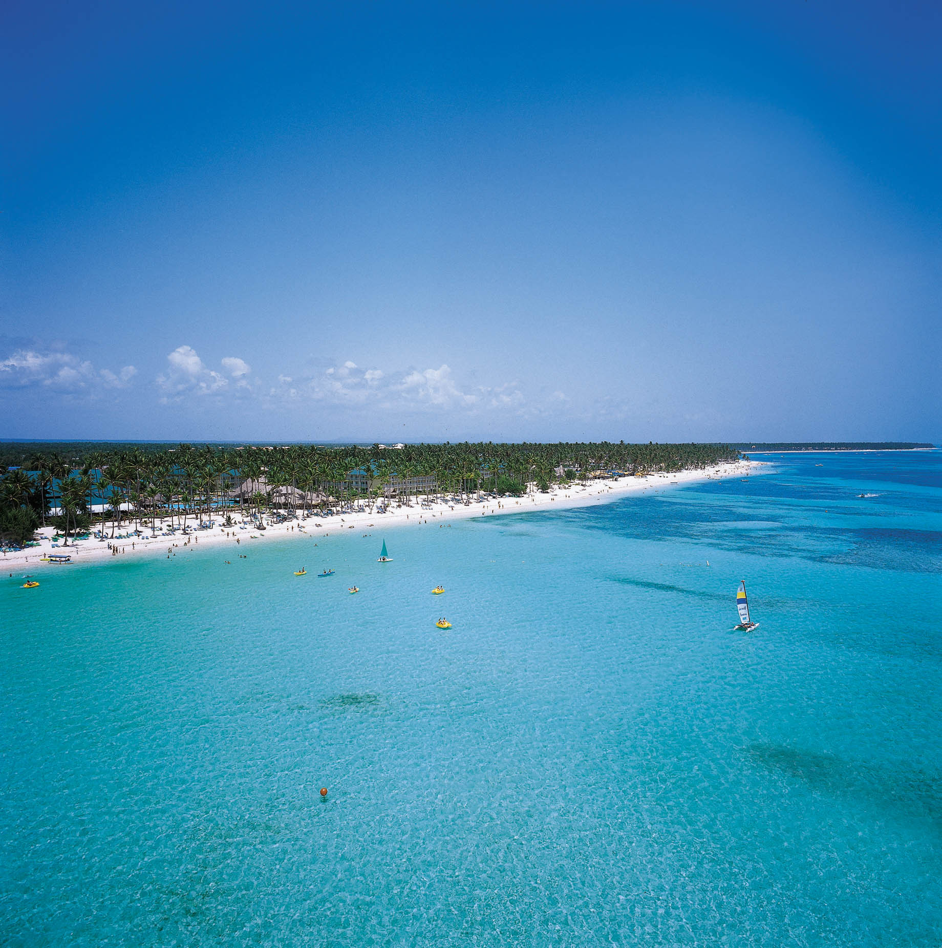 Barceló Bávaro Beach Hotel Grand Resort – Punta Cana, Dominican Republic – Beach Aerial View