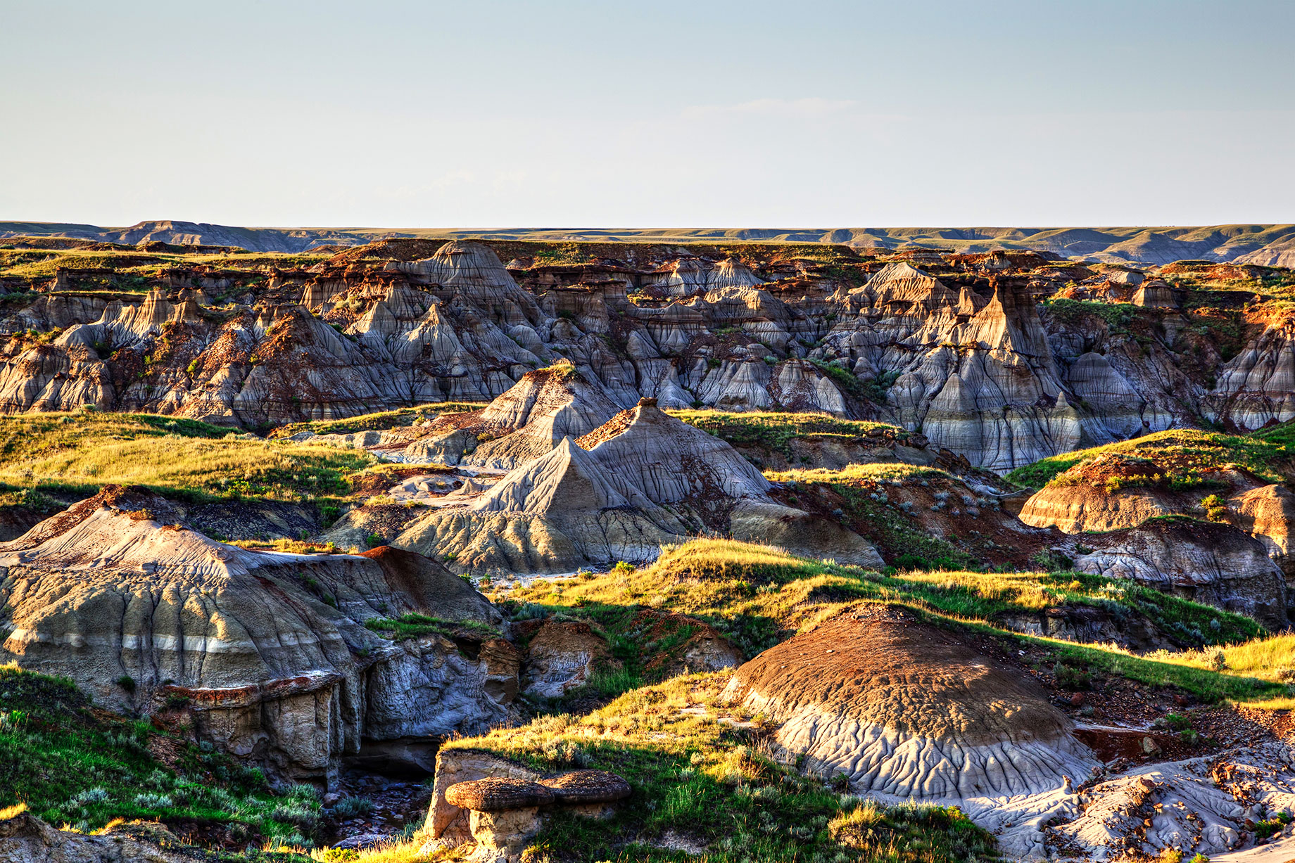 The Badlands of Dinosaur Provincial Park, Alberta, Canada