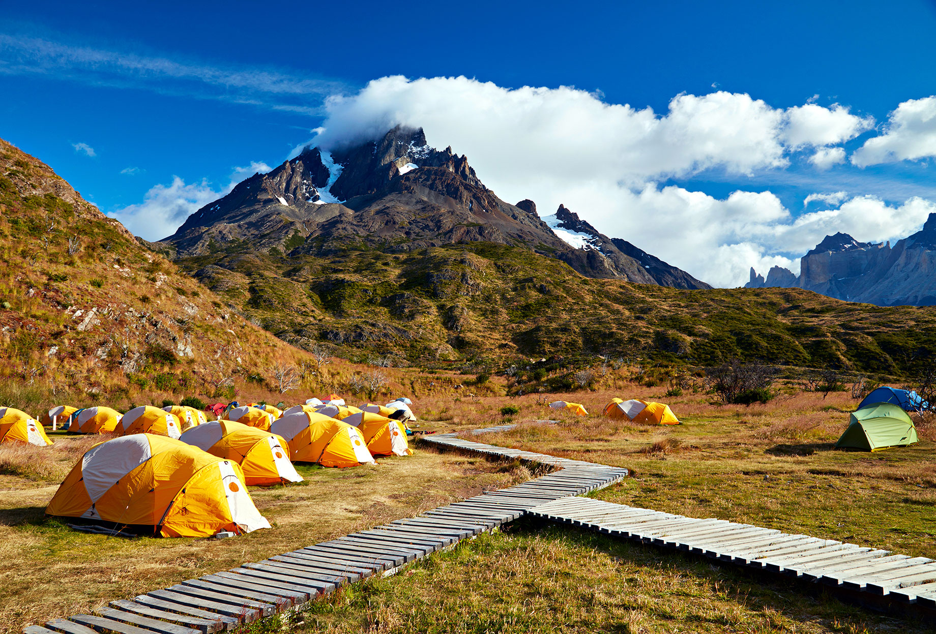 Camping in Torres del Paine National Park – Patagonia, Chile