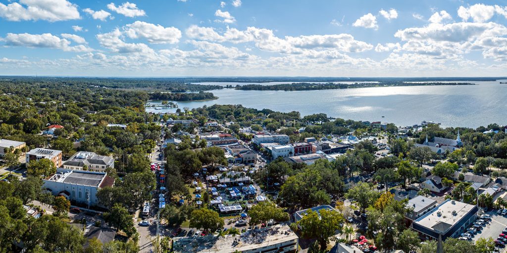 Panoramic View of Mount Dora, Florida