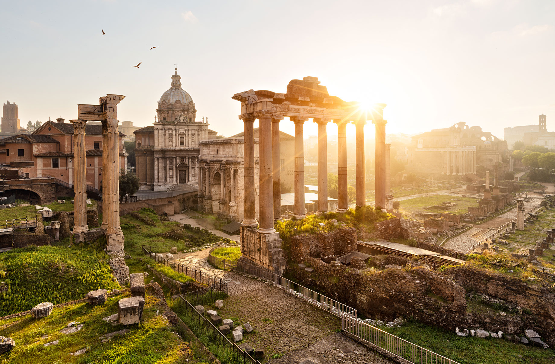 Roman Ruins at the Roman Forum – Rome, Italy