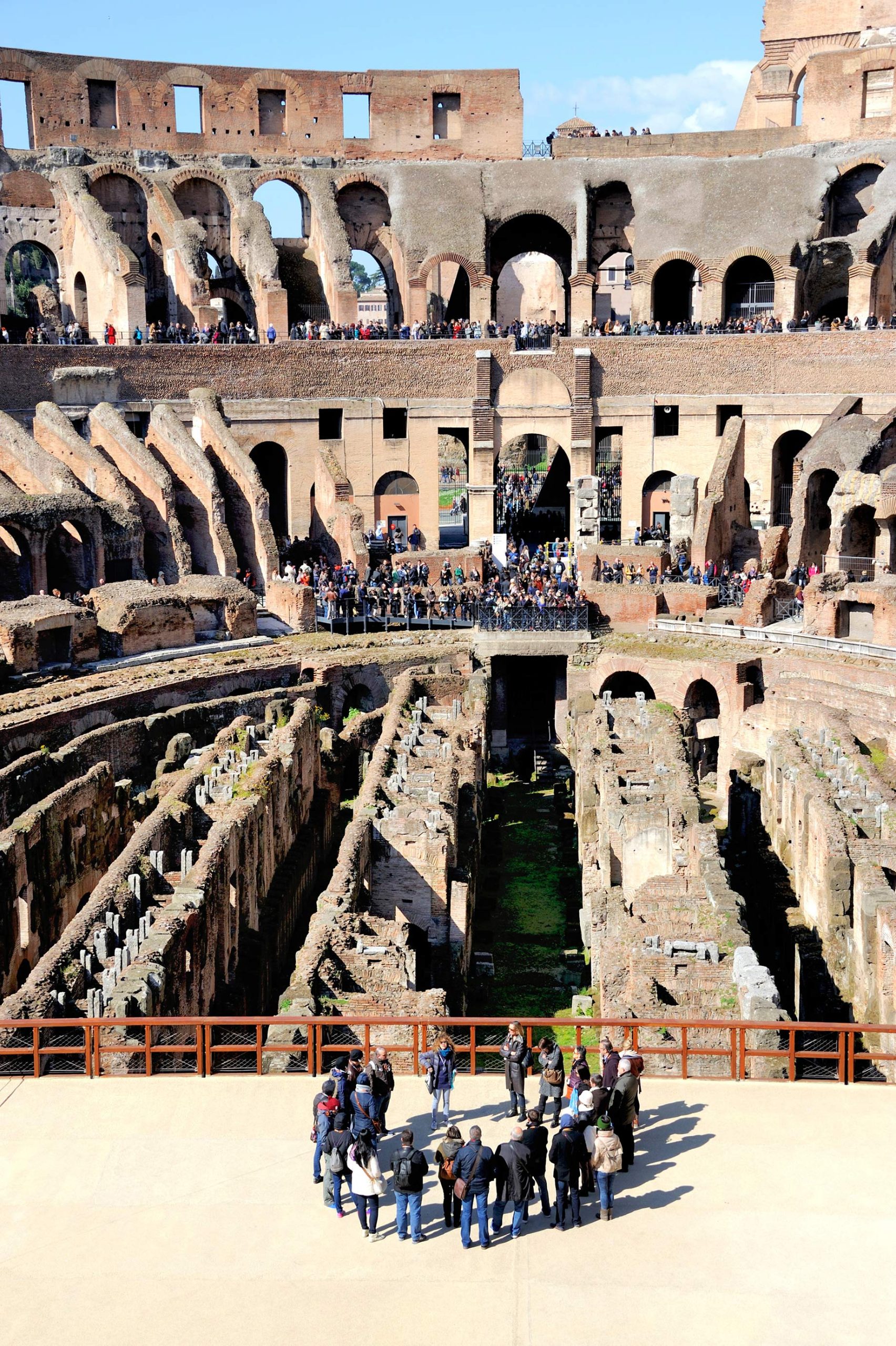 Tourists Inside the Colosseum – Rome, Italy