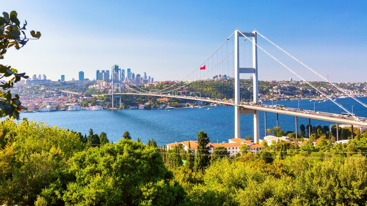 Istanbul Bosphorus Bridge in Türkiye