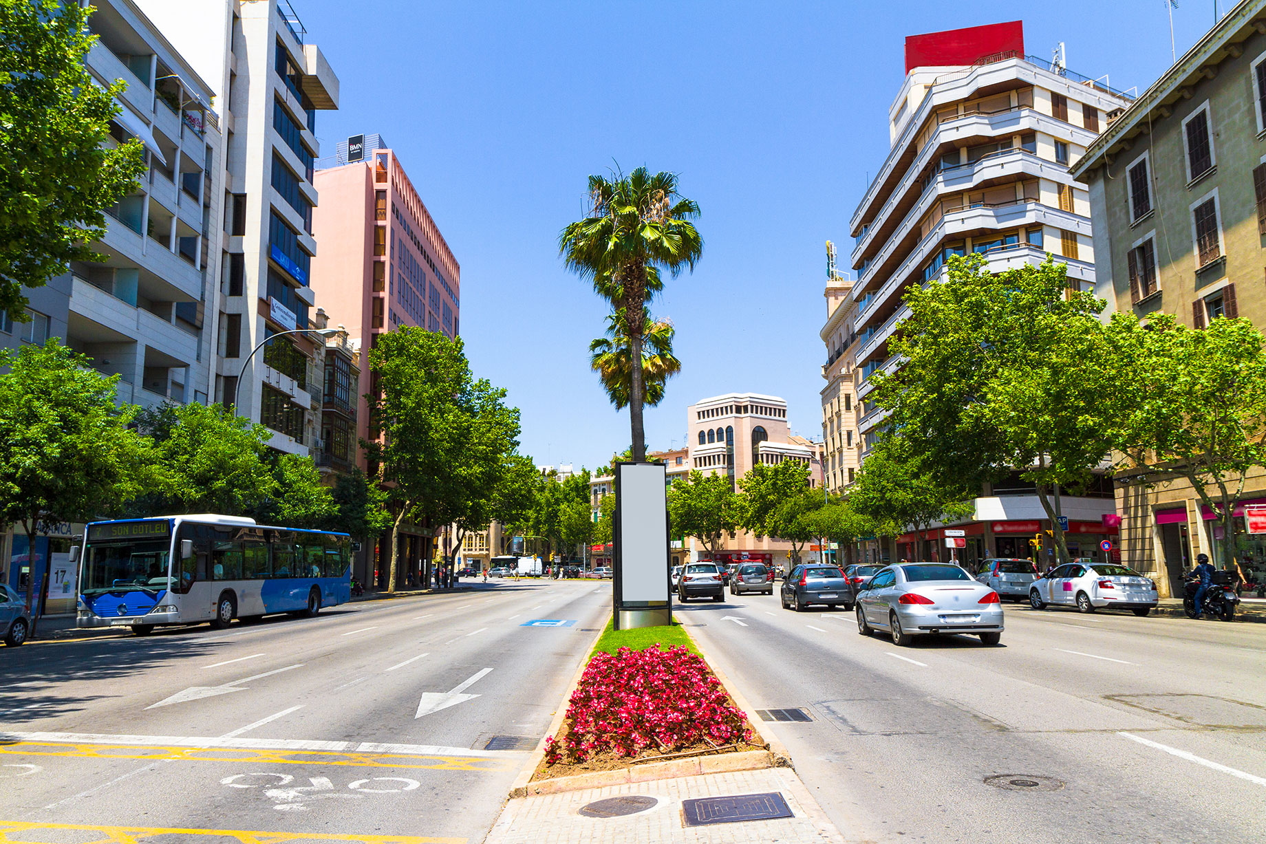Plaza d’Espanya - Palma de Mallorca, Balearic Islands, Spain