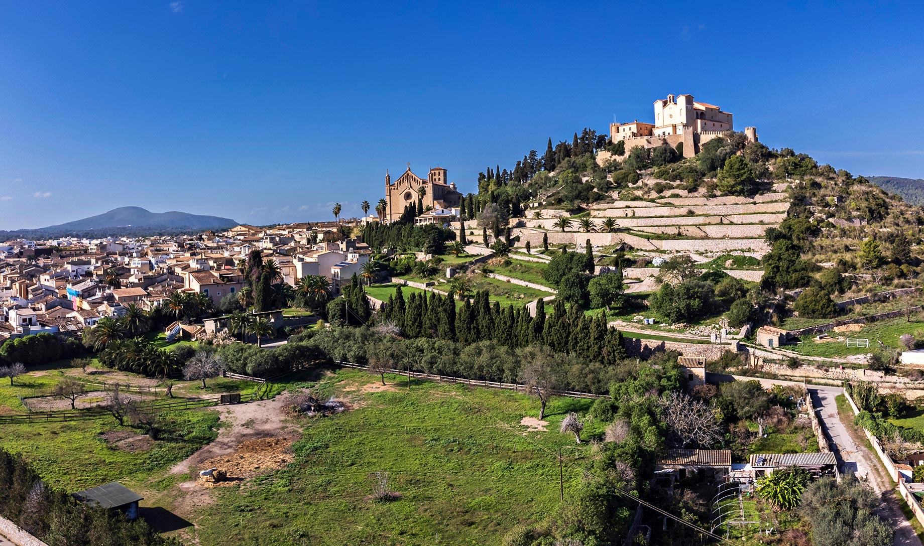 Artà Almudaina and Sanctuary of Sant Salvador - Mallorca, Balearic Islands, Spain