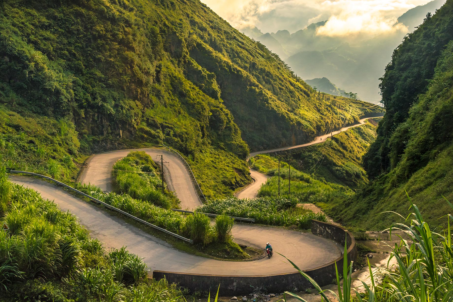 Hà Giang Loop Tour in Vietnam at Sunset