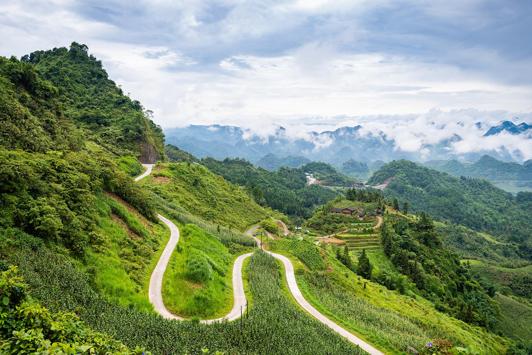 Panoramic View of the Hà Giang Loop Tour in Northern Vietnam
