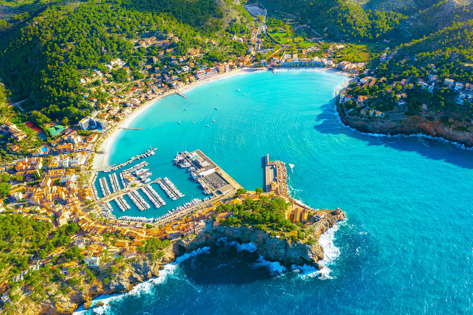 Port de Sóller, Mallorca, Balearic Islands, Spain