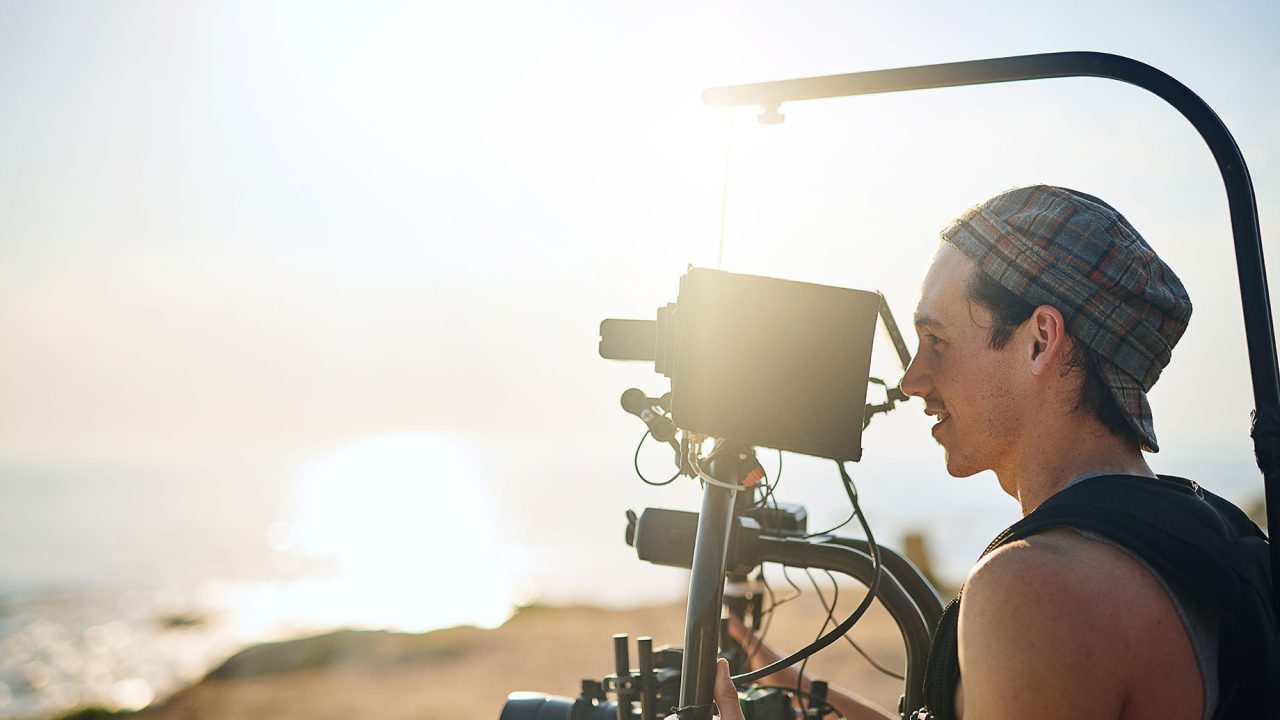 Videographer at the Beach