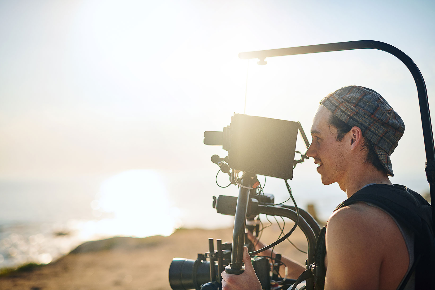 Videographer at the Beach