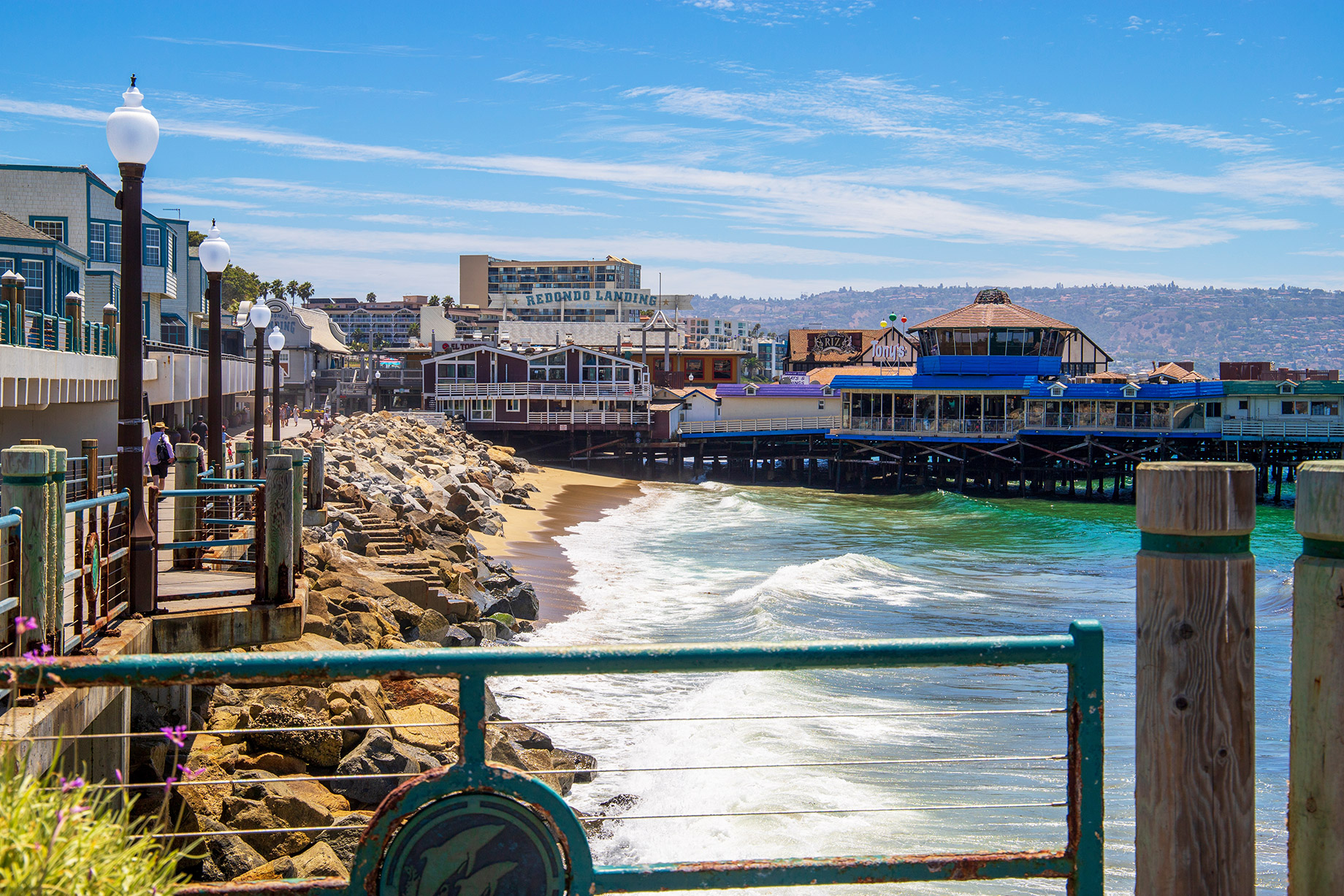 Redondo Beach Pier and Boardwalk in California, USA