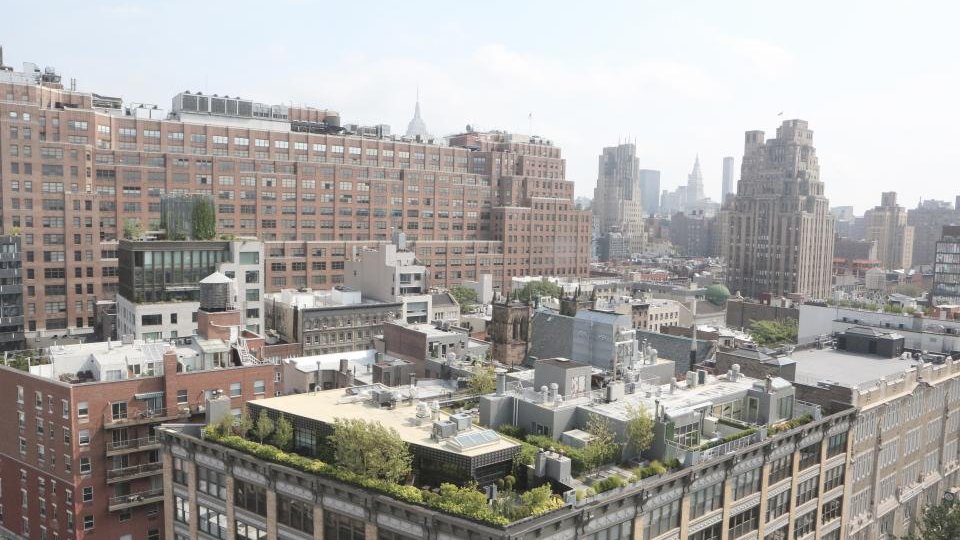 Rooftop gardens and terraces cover far more of Manhattan than the famous bars.